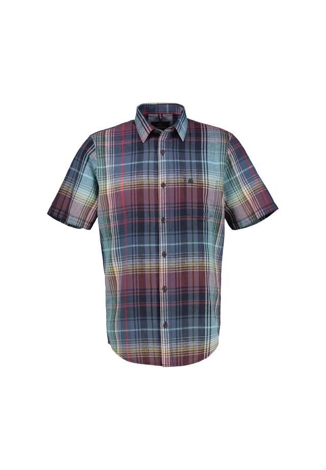 Повседневная рубашка стандартного кроя с коротким рукавом и воротником-стойкой Lerros, красный
Повседневная рубашка стандартного кроя с коротким рукавом и воротником-стойкой Lerros, красный