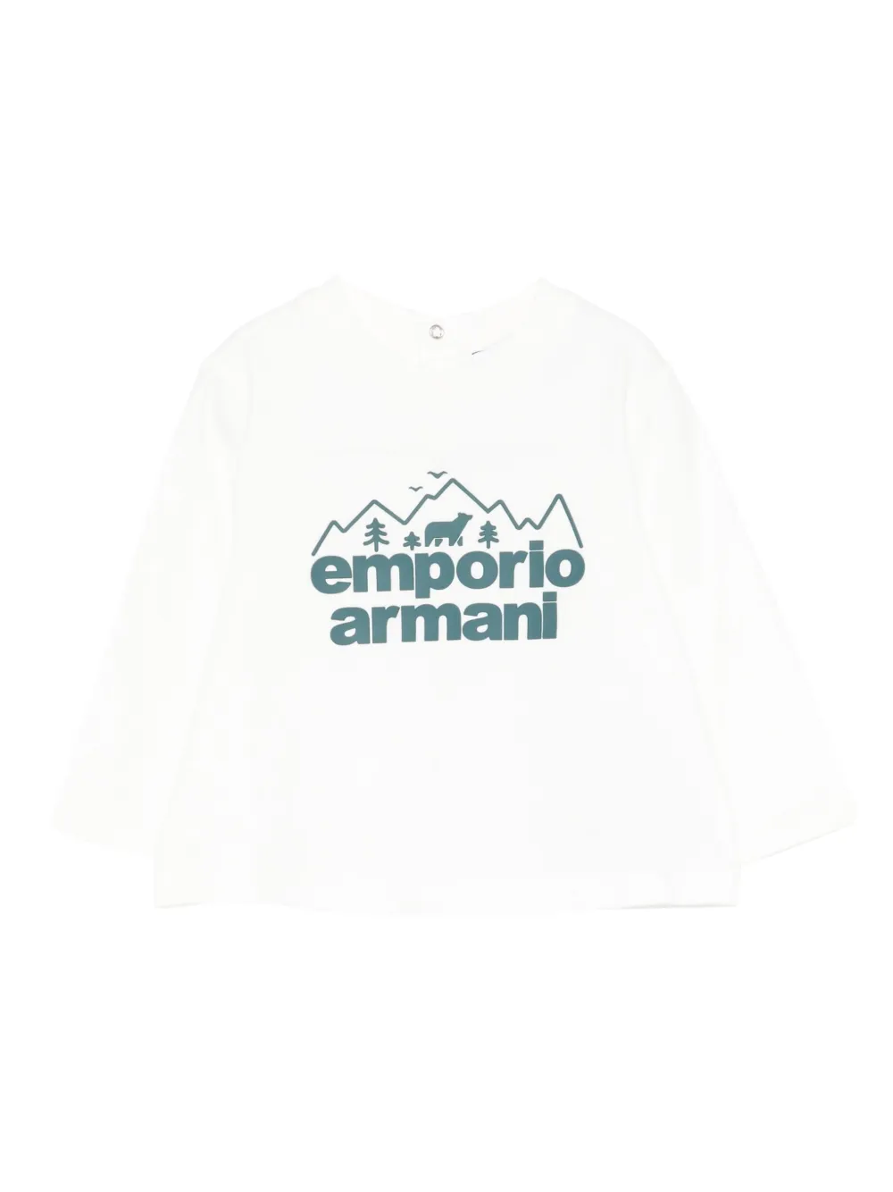Футболка с длинными рукавами и логотипом Emporio Armani Kids, белый
Футболка с длинными рукавами и логотипом Emporio Armani Kids, белый