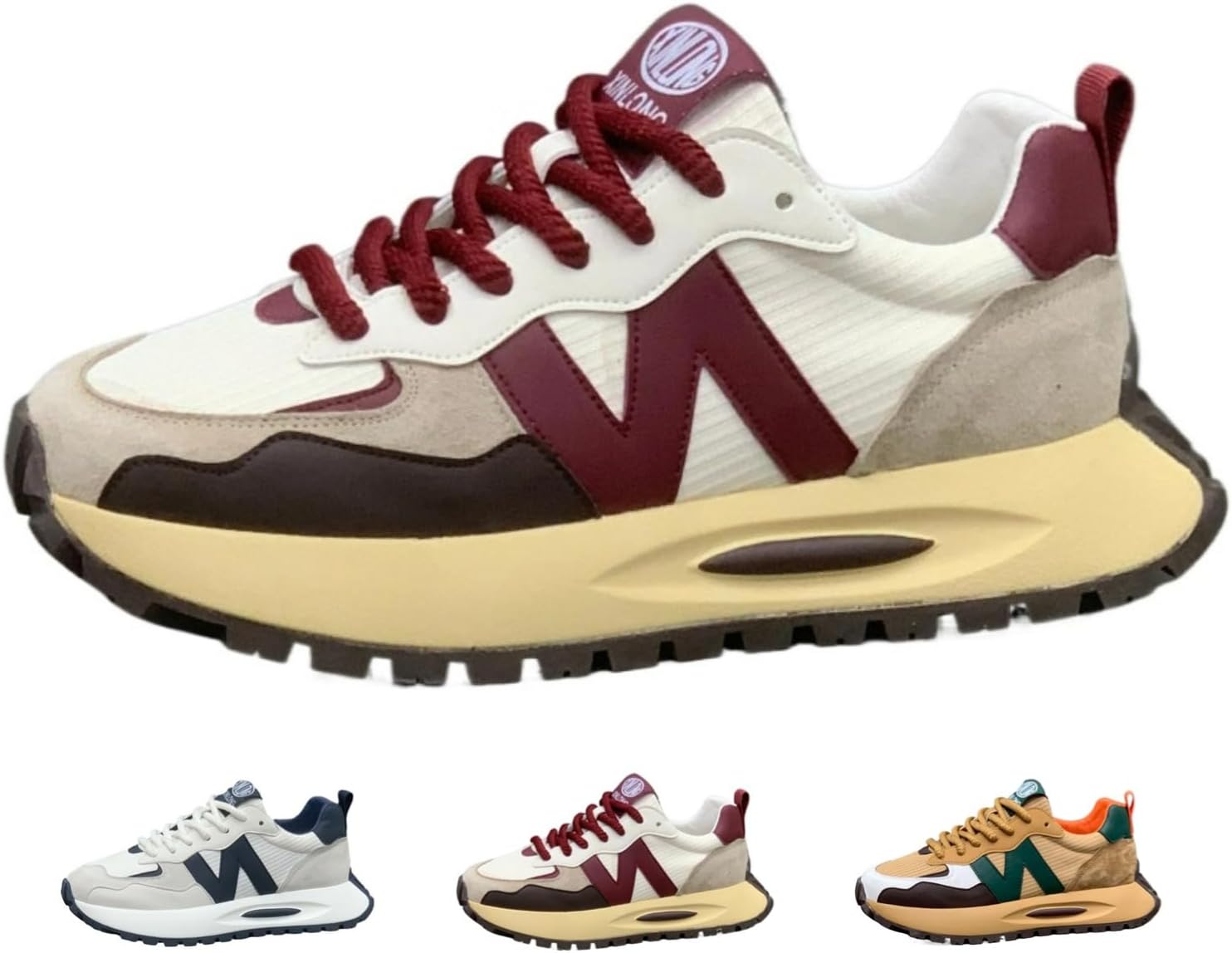 Классические массивные кроссовки MACEFIL для мужчин и женщин, дышащая сетка, удобные повседневные спортивные обувь, белый
Классические массивные кроссовки MACEFIL для мужчин и женщин, дышащая сетка, удобные повседневные спортивные обувь, белый