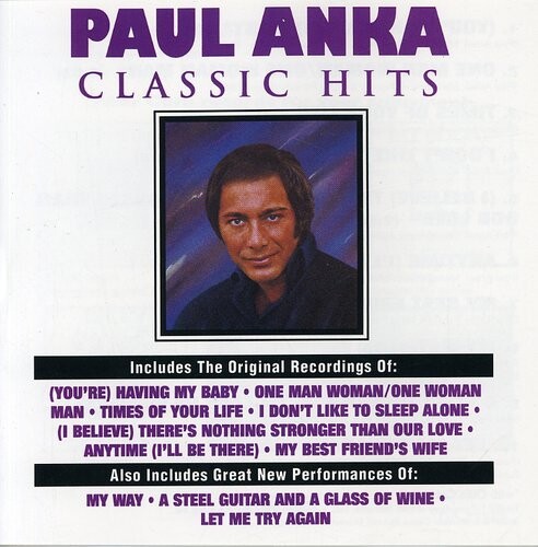 CD диск Anka, Paul: Classic Hits
CD диск Anka, Paul: Classic Hits