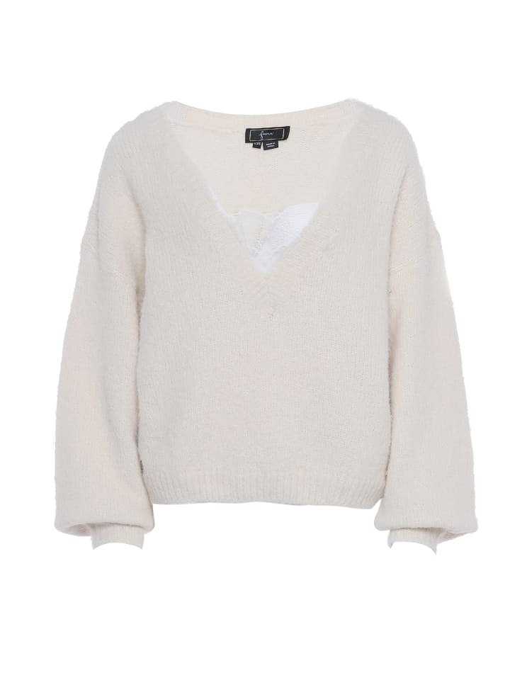 Женский свитер в цвете кремовый faina
Женский свитер в цвете кремовый faina