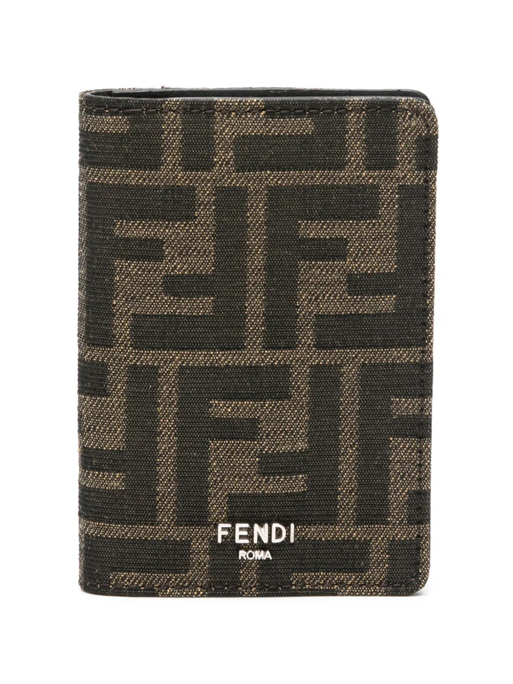 Жаккардовый кошелек с логотипом FF Fendi, коричневый
Жаккардовый кошелек с логотипом FF Fendi, коричневый