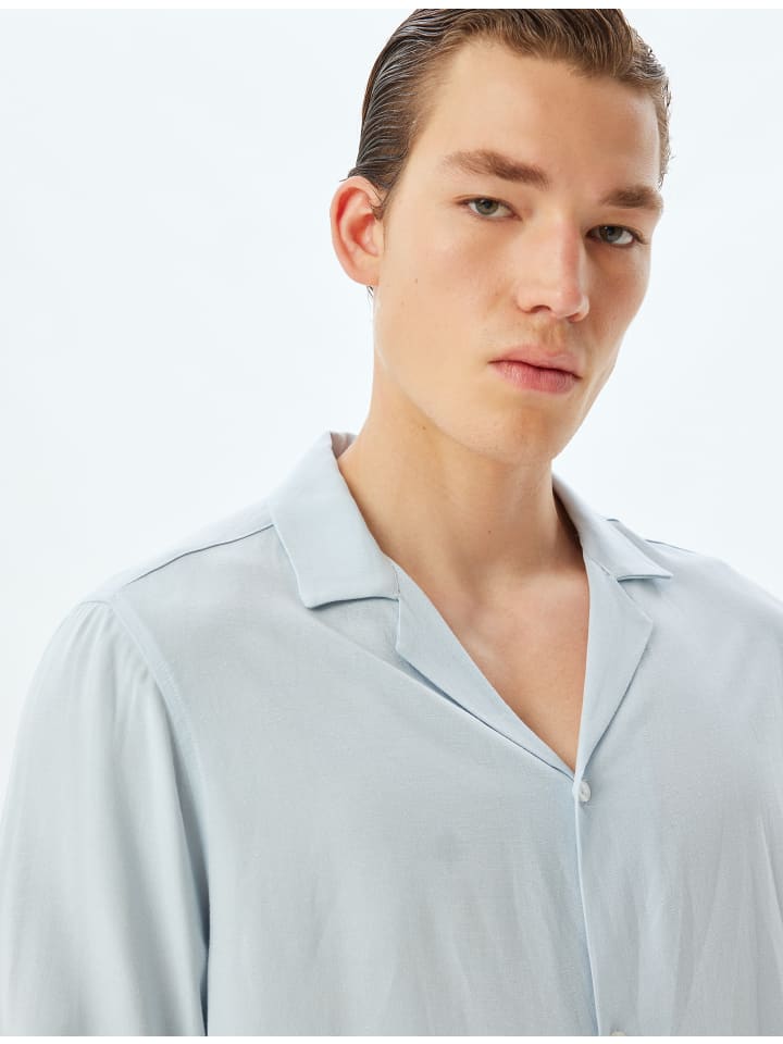 Рубашка синего цвета KOTON
Рубашка синего цвета KOTON