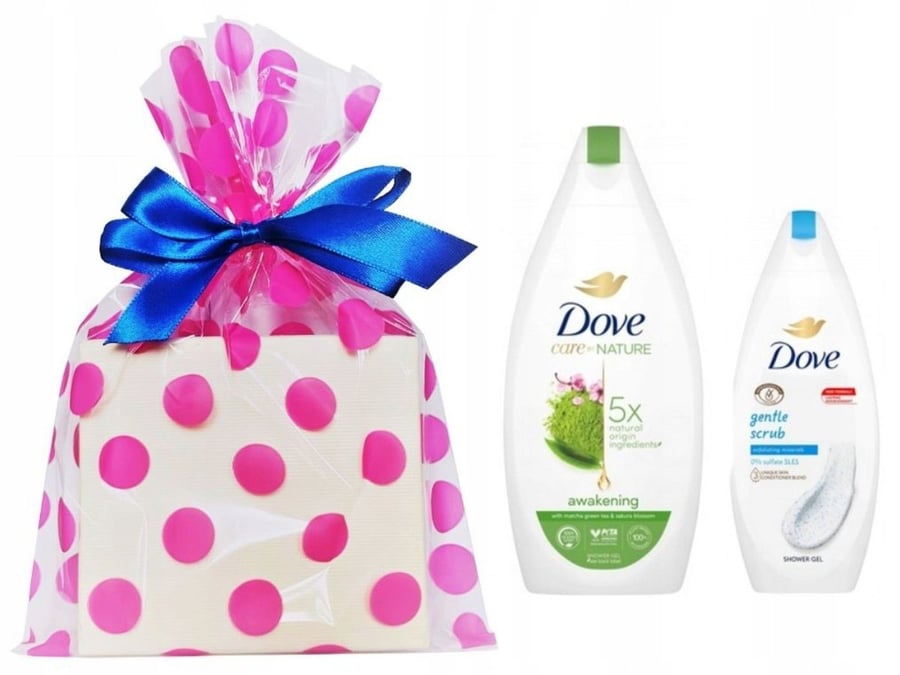 Подарочный набор косметики Dove для нее, женский гель для душа, 2 шт.
Подарочный набор косметики Dove для нее, женский гель для душа, 2 шт.