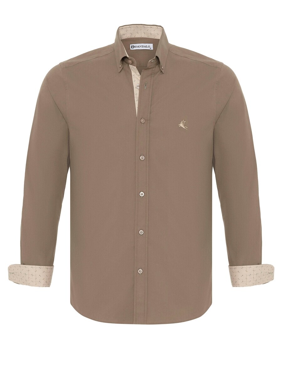 Повседневная рубашка Dandalo Regular fit Button Up Shirt Stoffel, коричневый
Повседневная рубашка Dandalo Regular fit Button Up Shirt Stoffel, коричневый