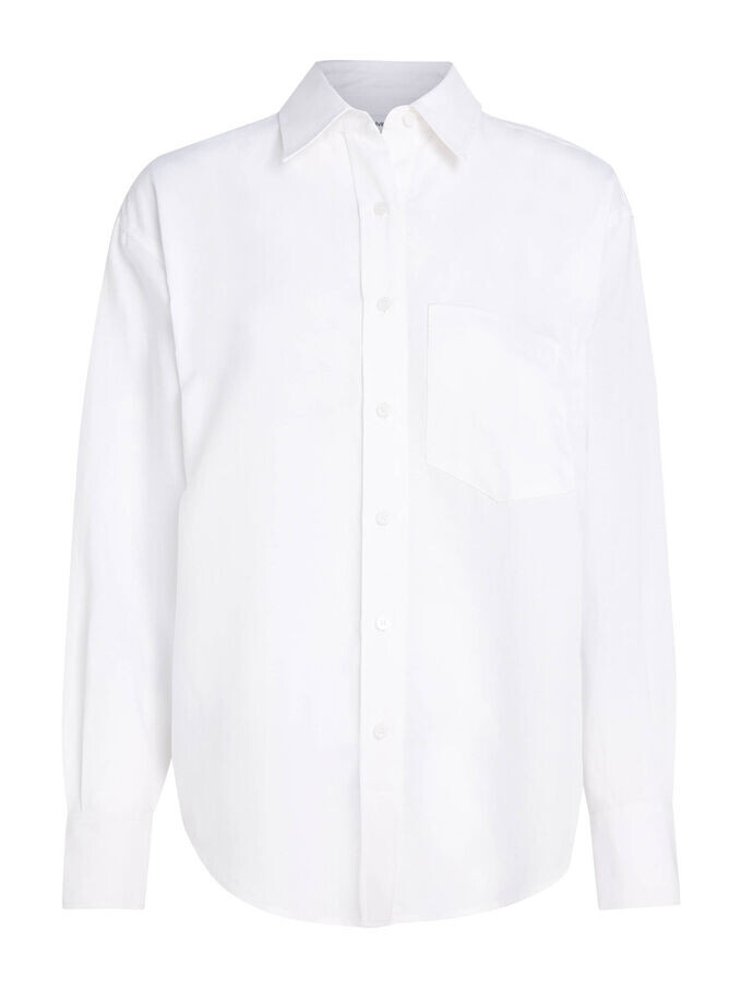 Блузка-Рубашка из льна, свободного кроя Calvin Klein, белый
Блузка-Рубашка из льна, свободного кроя Calvin Klein, белый