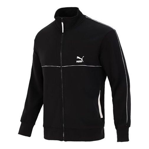 Куртка running training breathable sports stand collar logo jacket black Puma, черный 
Куртка running training breathable sports stand collar logo jacket black Puma, черный