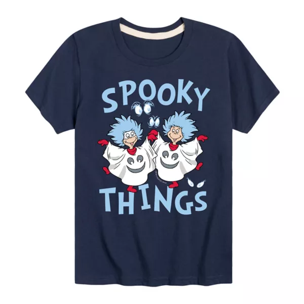 Футболка с рисунком кота в шляпе Доктора Сьюза и жуткими вещами для мальчиков 8-20 лет Licensed Character, синий
Футболка с рисунком кота в шляпе Доктора Сьюза и жуткими вещами для мальчиков 8-20 лет Licensed Character, синий