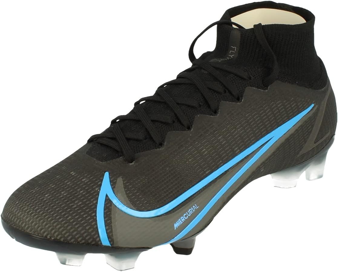 Бутсы для игры в футбол унисекс Nike Mercurial Superfly 8 Elite FG для игры на твердом грунте, Black Bright Iron Grey 004
Бутсы для игры в футбол унисекс Nike Mercurial Superfly 8 Elite FG для игры на твердом грунте, Black Bright Iron Grey 004