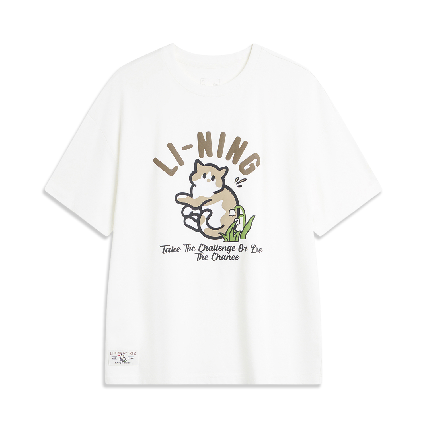 Футболка с пониженной линией плеча LiNing женская, цвет слоновая кость
Футболка с пониженной линией плеча LiNing женская, цвет слоновая кость