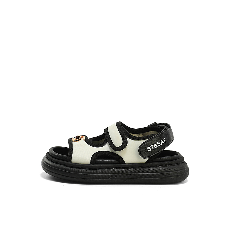 Нескользящие, амортизирующие, износостойкие, дышащие, легкие детские сандалии для детей ST&SAT, белый/черный
Нескользящие, амортизирующие, износостойкие, дышащие, легкие детские сандалии для детей ST&SAT, белый/черный