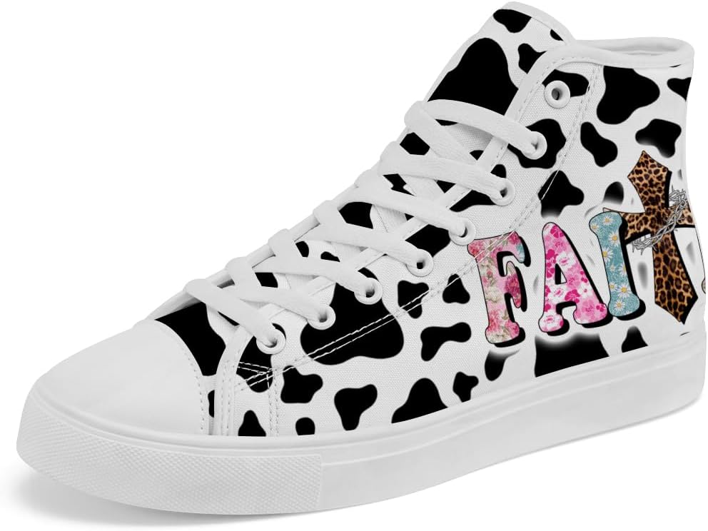 Кеды на высокой подошве chebing Faith для женщин и мужчин, Faith Over Fear, высокие кроссовки на шнуровке, повседневная обувь, белый
Кеды на высокой подошве chebing Faith для женщин и мужчин, Faith Over Fear, высокие кроссовки на шнуровке, повседневная обувь, белый