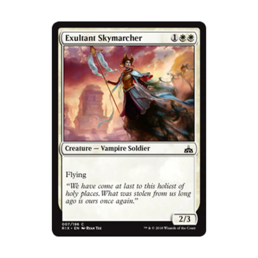 CCG Ликующий небесный марш (C) (фольга), MTG - Rivals of Ixalan
CCG Ликующий небесный марш (C) (фольга), MTG - Rivals of Ixalan