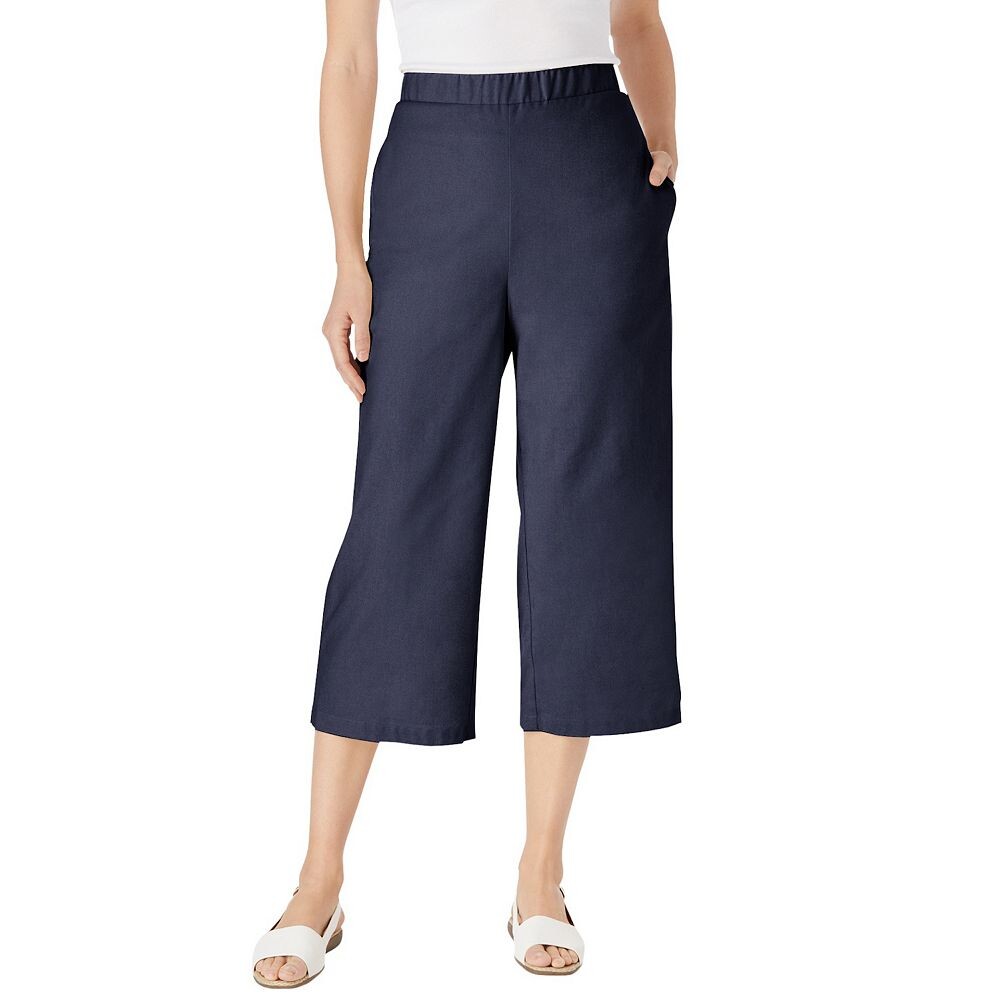 Женщина в женских миниатюрных льняных капри больших размеров Woman Within, темно-синий
Женщина в женских миниатюрных льняных капри больших размеров Woman Within, темно-синий