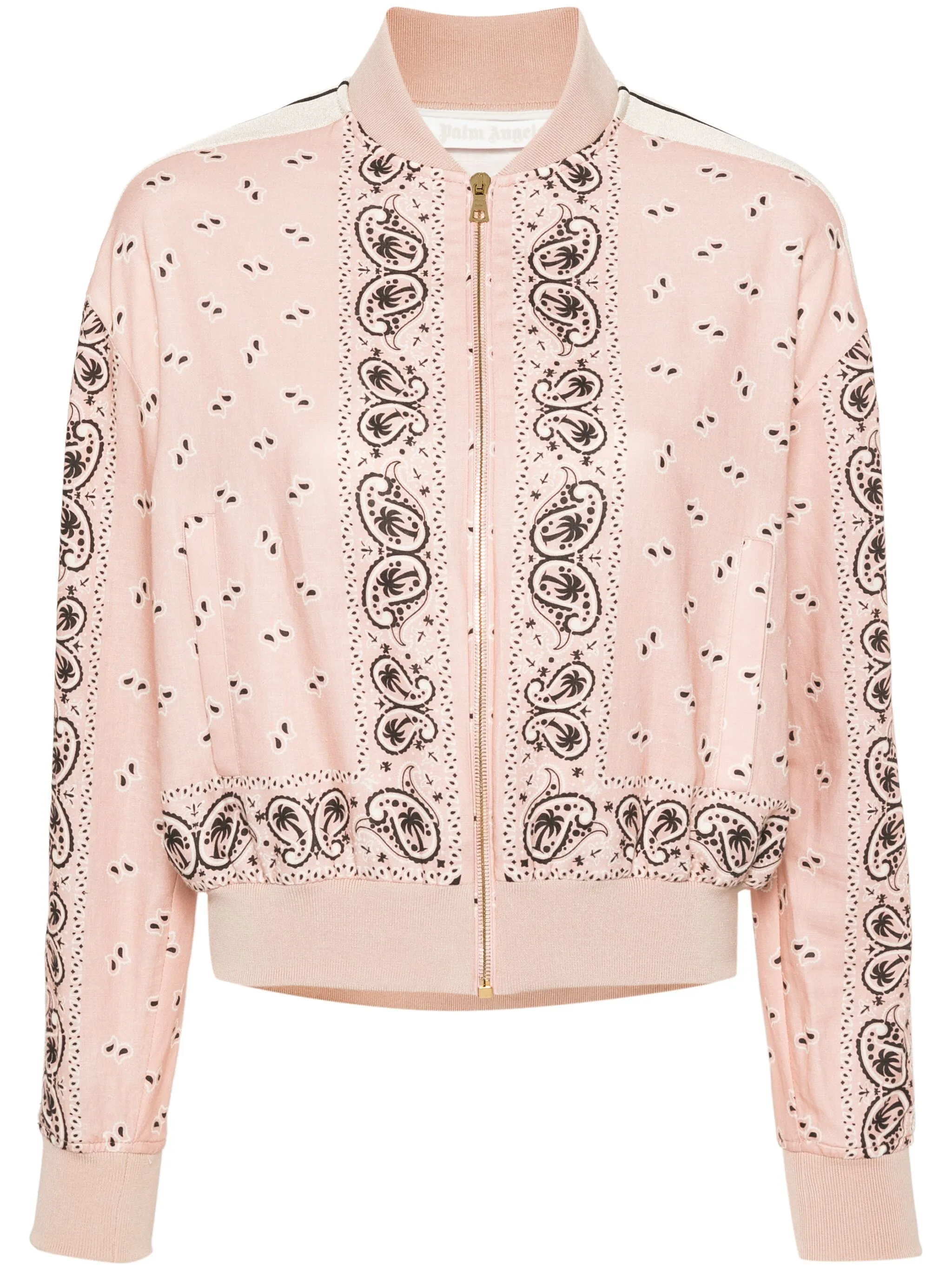 Бомбер с принтом пейсли Palm Angels, розовый
Бомбер с принтом пейсли Palm Angels, розовый