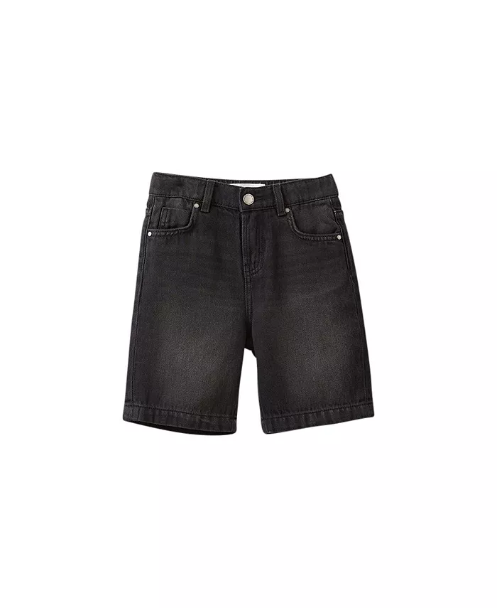 Мальчики маленькие/большие супер мешковатые шорты COTTON ON, черный 
Мальчики маленькие/большие супер мешковатые шорты COTTON ON, черный