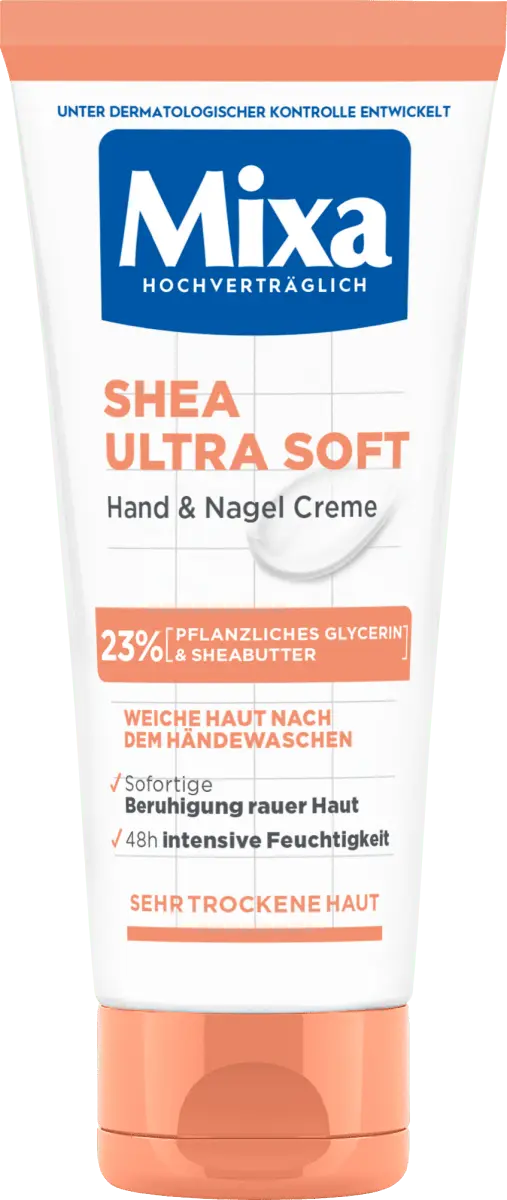 Ручной усилитель Крем для ногтей Ши ультрамягкий с глицерином 100 мл Mixa 
Ручной усилитель Крем для ногтей Ши ультрамягкий с глицерином 100 мл Mixa