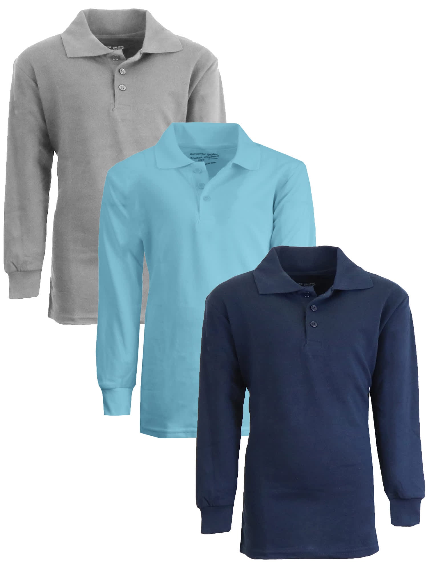 Футболки-поло Galaxy Authentic для мальчиков, облегающие, с длинным рукавом, 3 шт. Galaxy By Harvic, Heather Grey - Light Blue - Navy, Серый, Футболки-поло Galaxy Authentic для мальчиков, облегающие, с длинным рукавом, 3 шт. Galaxy By Harvic, Heather Grey
Футболки-поло Galaxy Authentic для мальчиков, облегающие, с длинным рукавом, 3 шт. Galaxy By Harvic, Heather Grey - Light Blue - Navy, Серый, Футболки-поло Galaxy Authentic для мальчиков, облегающие, с длинным рукавом, 3 шт. Galaxy By Harvic, Heather Grey