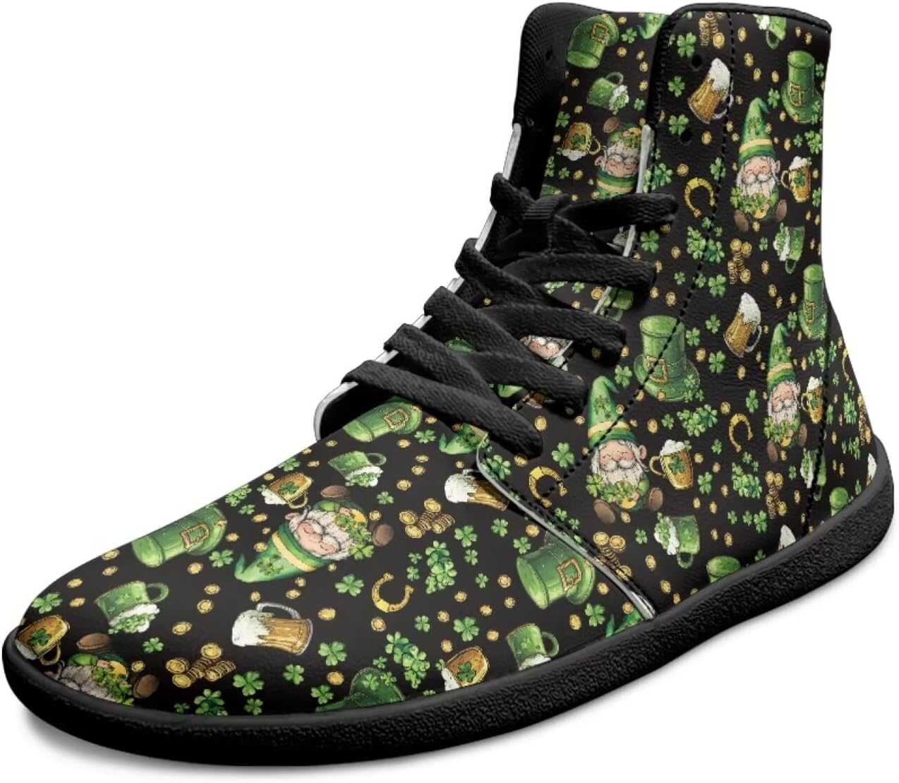 Мужские высокие кроссовки босого типа из кожи, минималистичные для ходьбы, с шнуровкой, для трейлового бега, удобные с широкой носочной частью Chririnla, зеленый
Мужские высокие кроссовки босого типа из кожи, минималистичные для ходьбы, с шнуровкой, для трейлового бега, удобные с широкой носочной частью Chririnla, зеленый