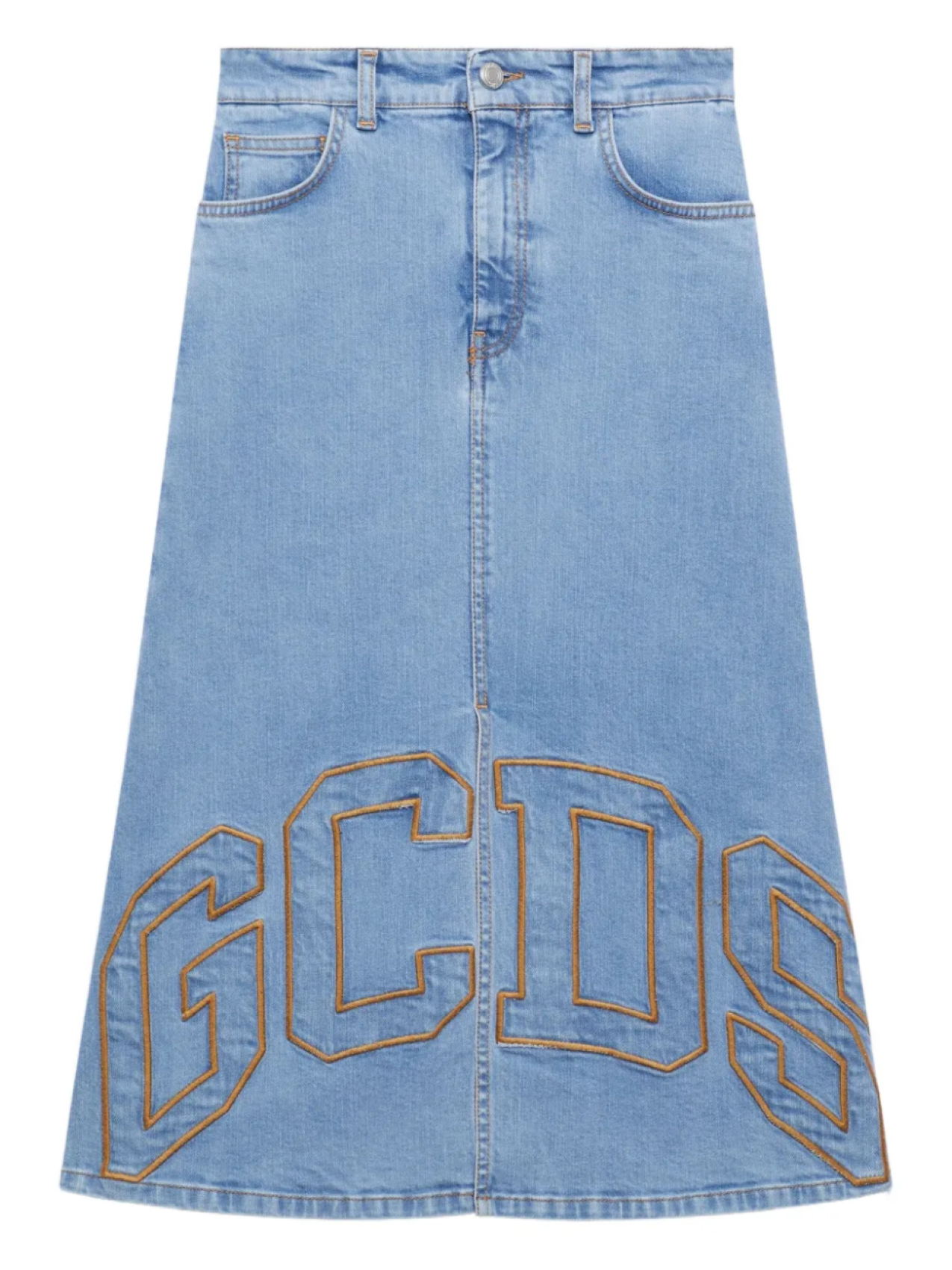 GCDS юбка с вышитым логотипом, синий
GCDS юбка с вышитым логотипом, синий