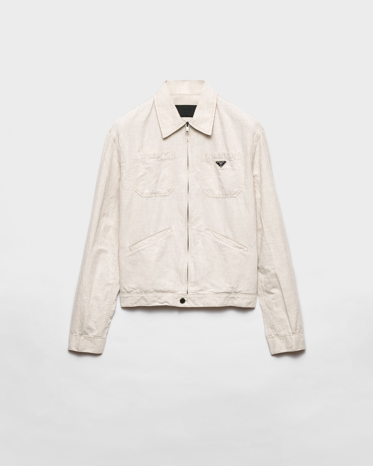 Блузон из шамбре Prada, натуральный
Блузон из шамбре Prada, натуральный