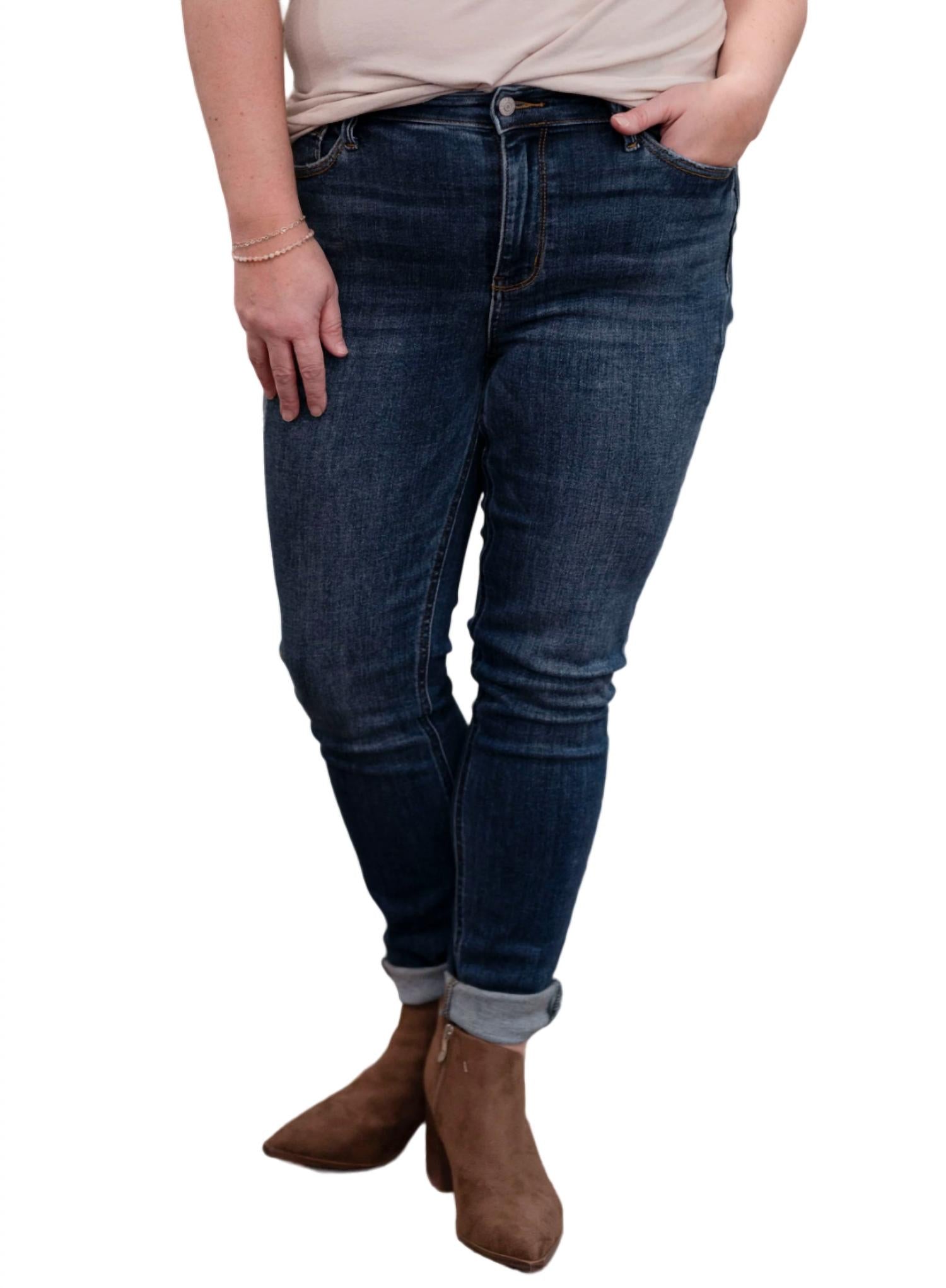Джинсы-скинни Vintage Raw Hem средней посадки, темного цвета Judy Blue, цвет dark wash
Джинсы-скинни Vintage Raw Hem средней посадки, темного цвета Judy Blue, цвет dark wash