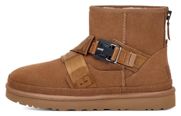 Полусапоги мужские UGG замшевые с декоративной застежкой, каштановый
Полусапоги мужские UGG замшевые с декоративной застежкой, каштановый