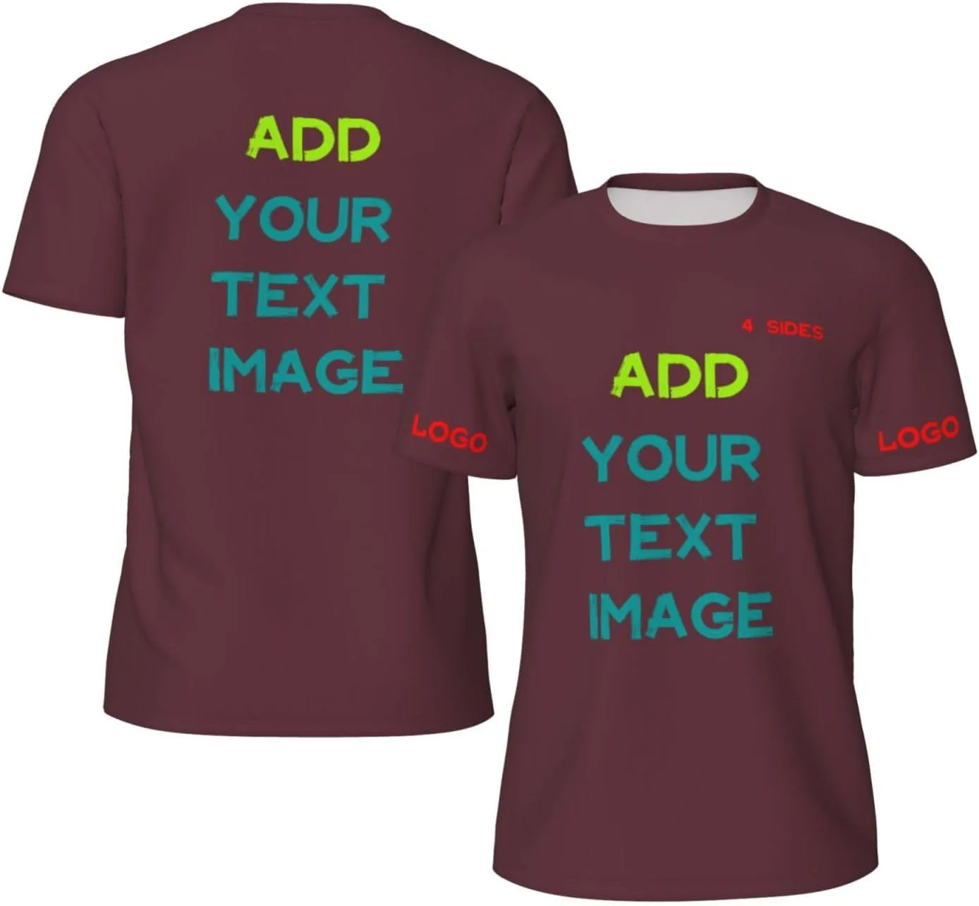 Футболка Custom с принтом на 4 сторонах
Футболка Custom с принтом на 4 сторонах