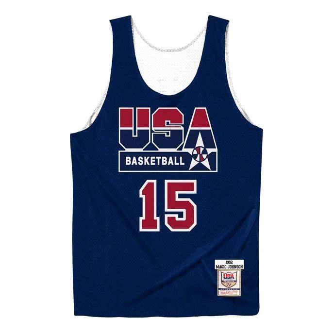 Джерси Mitchell & Ness x NBA Reversible Practice Team USA 1992 Jerseys 'Magic Johnson 15', темно-синий
Джерси Mitchell & Ness x NBA Reversible Practice Team USA 1992 Jerseys 'Magic Johnson 15', темно-синий