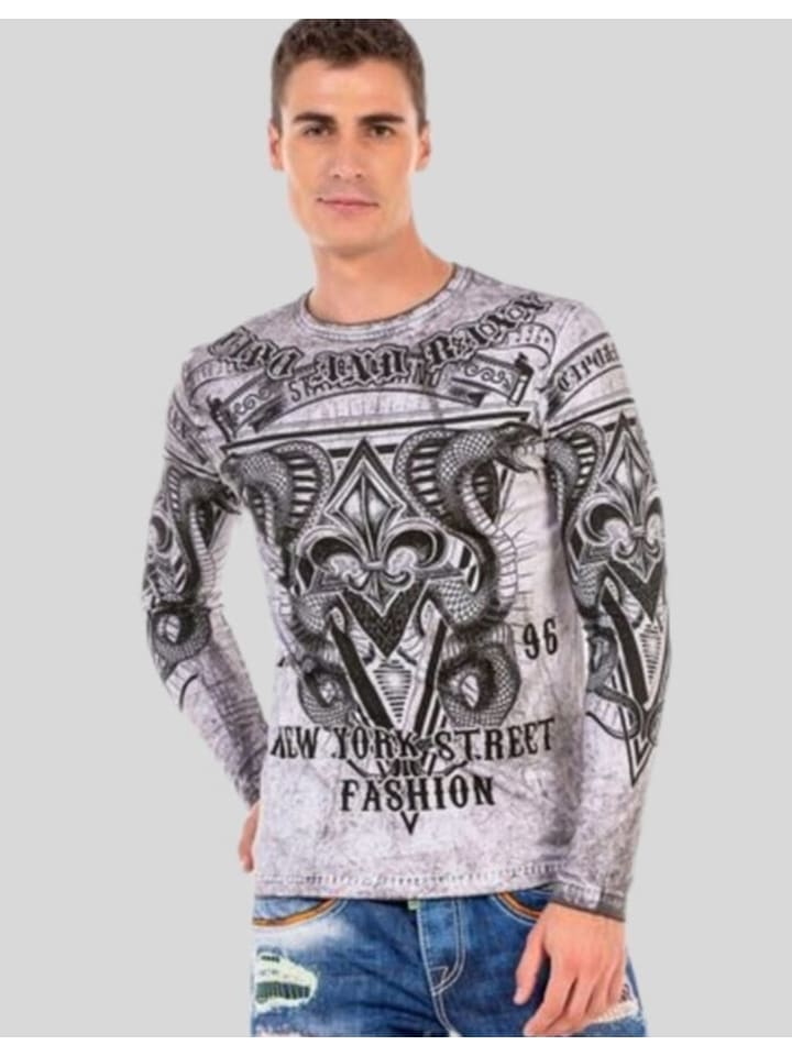 Функциональный лонгслив Cipo & Baxx, серый
Функциональный лонгслив Cipo & Baxx, серый