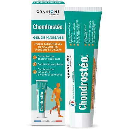 Разогревающий массажный гель Chondrosteo+ 100 мл - Гаультерия и Ладан Granions
Разогревающий массажный гель Chondrosteo+ 100 мл - Гаультерия и Ладан Granions