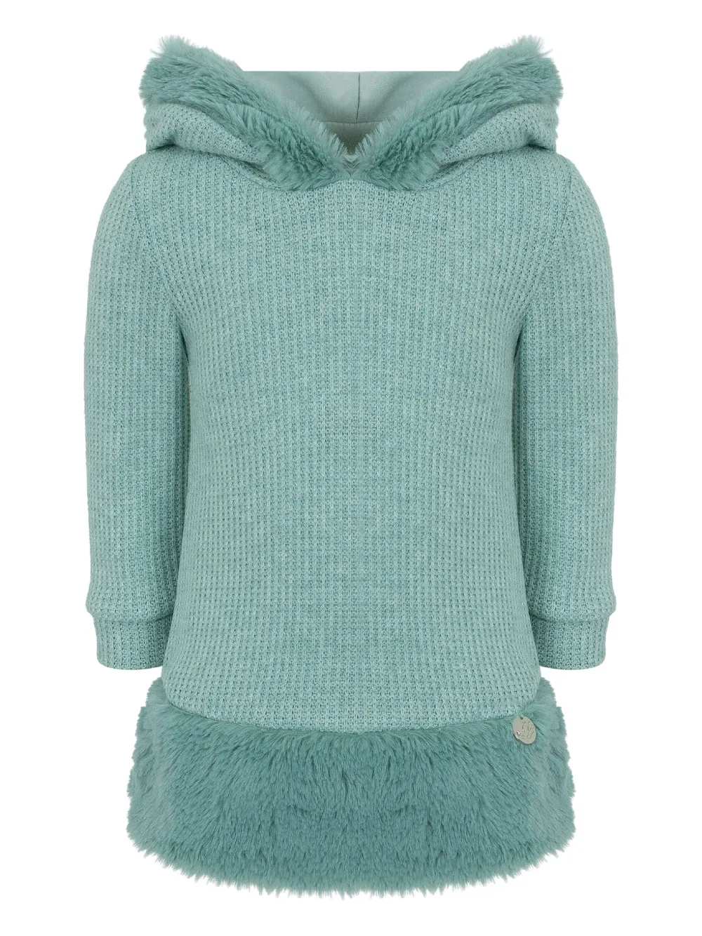 Платье из искусственного меха с капюшоном Lapin House, синий
Платье из искусственного меха с капюшоном Lapin House, синий