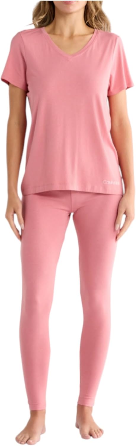 Женский комплект одежды Calvin Klein The Ultimate Comfort: футболка и леггинсы, Pink Blossom
Женский комплект одежды Calvin Klein The Ultimate Comfort: футболка и леггинсы, Pink Blossom
