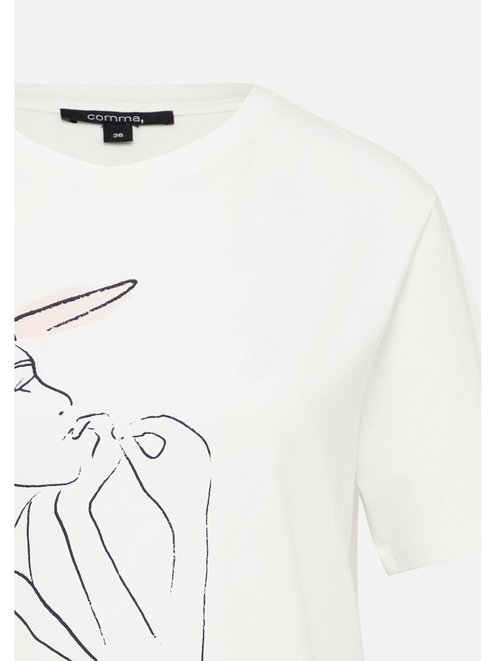 Футболка comma, белый
Футболка comma, белый