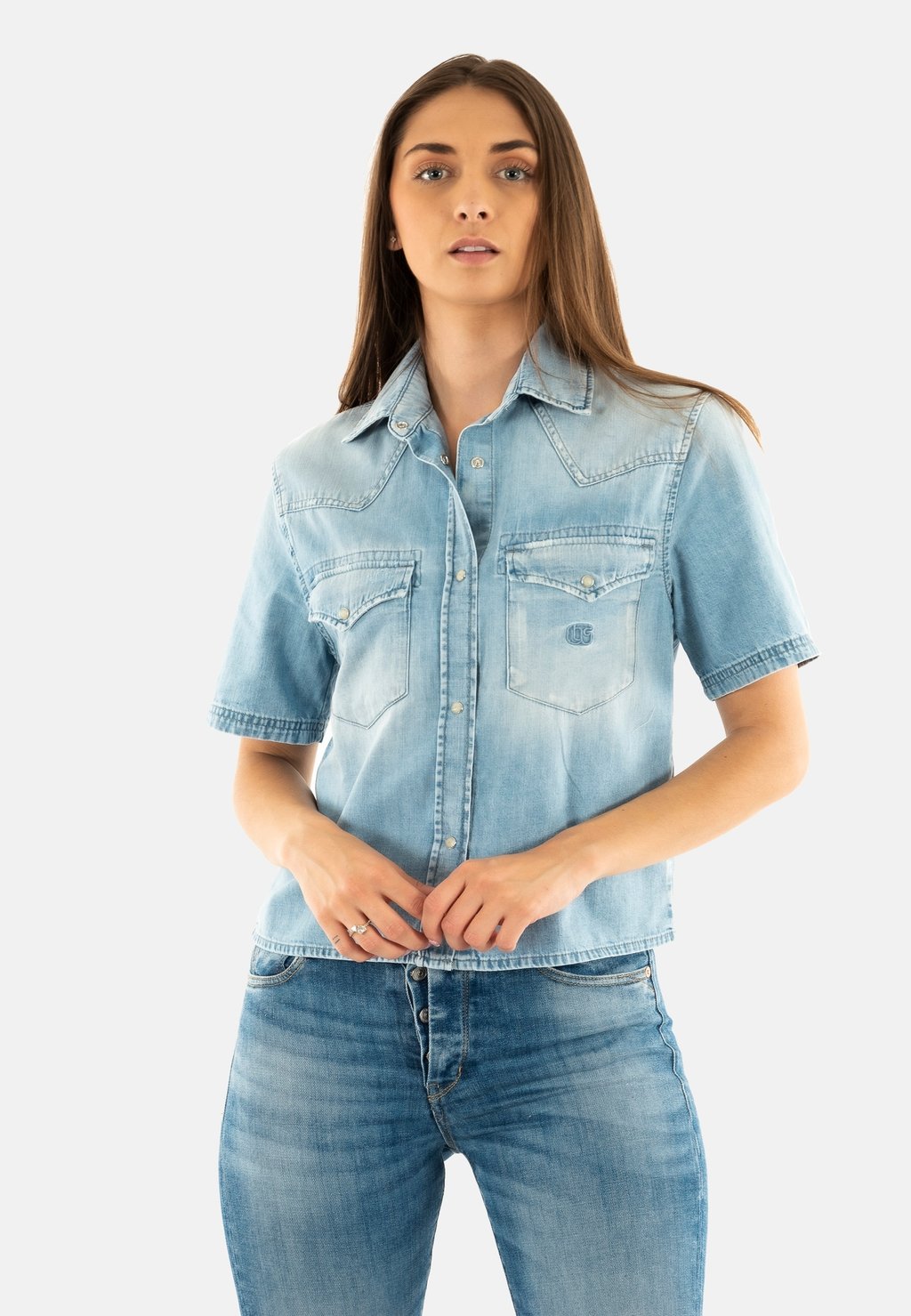 Блузка на пуговицах Le Temps Des Cerises, синий
Блузка на пуговицах Le Temps Des Cerises, синий