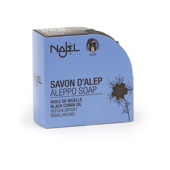 Нажель, мыло Алеппо с маслом черного тмина, 100 г, Najel
Нажель, мыло Алеппо с маслом черного тмина, 100 г, Najel