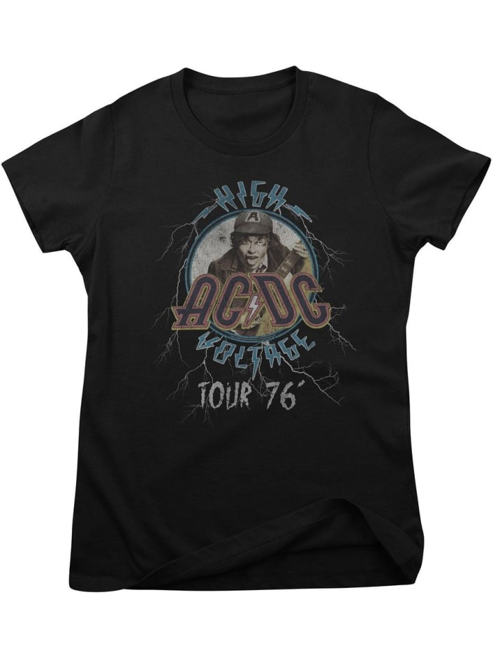 Футболка "AC/DC High Voltage Tour 76' Girly Tee" черного цвета AC/DC, Черный, Футболка "AC/DC High Voltage Tour 76' Girly Tee" черного цвета AC/DC
Футболка "AC/DC High Voltage Tour 76' Girly Tee" черного цвета AC/DC, Черный, Футболка "AC/DC High Voltage Tour 76' Girly Tee" черного цвета AC/DC