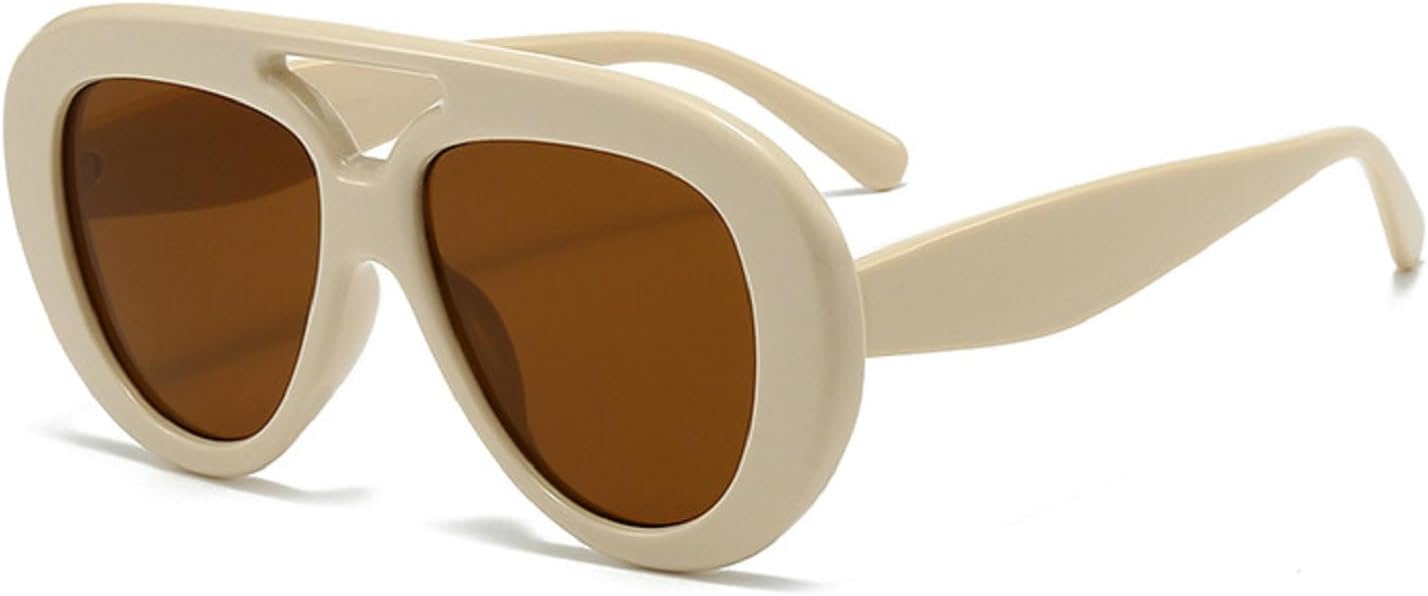 Овальные солнцезащитные очки с двойной перемычкой, модные женские солнцезащитные очки-пилот, стильные солнцезащитные очки для активного отдыха, мужские солнцезащитные очки 75506 Melrose, Beige Brown
Овальные солнцезащитные очки с двойной перемычкой, модные женские солнцезащитные очки-пилот, стильные солнцезащитные очки для активного отдыха, мужские солнцезащитные очки 75506 Melrose, Beige Brown