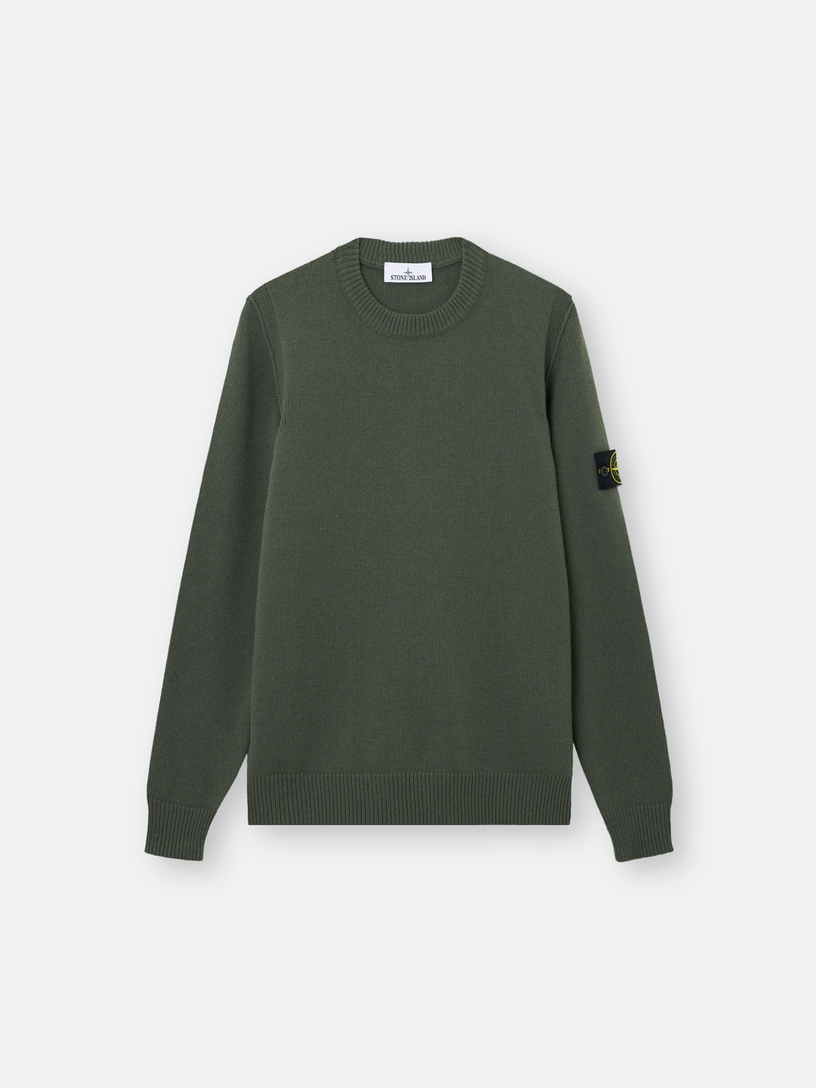Свитер с круглым вырезом и обратным стежком Stone Island 5100072 LAMBSWOOL, Military Green
Свитер с круглым вырезом и обратным стежком Stone Island 5100072 LAMBSWOOL, Military Green