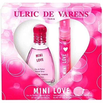Женская парфюмерная вода Mini Love Natural Eau de Parfum 25ml + 20ml
Женская парфюмерная вода Mini Love Natural Eau de Parfum 25ml + 20ml