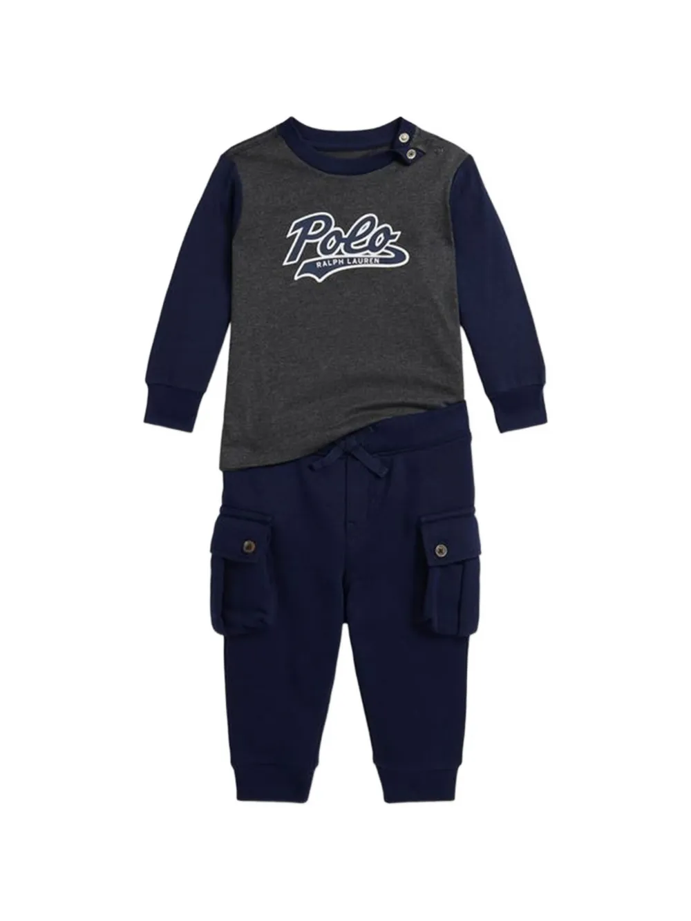 Спортивный костюм с логотипом POLO RALPH LAUREN KIDS, синий
Спортивный костюм с логотипом POLO RALPH LAUREN KIDS, синий