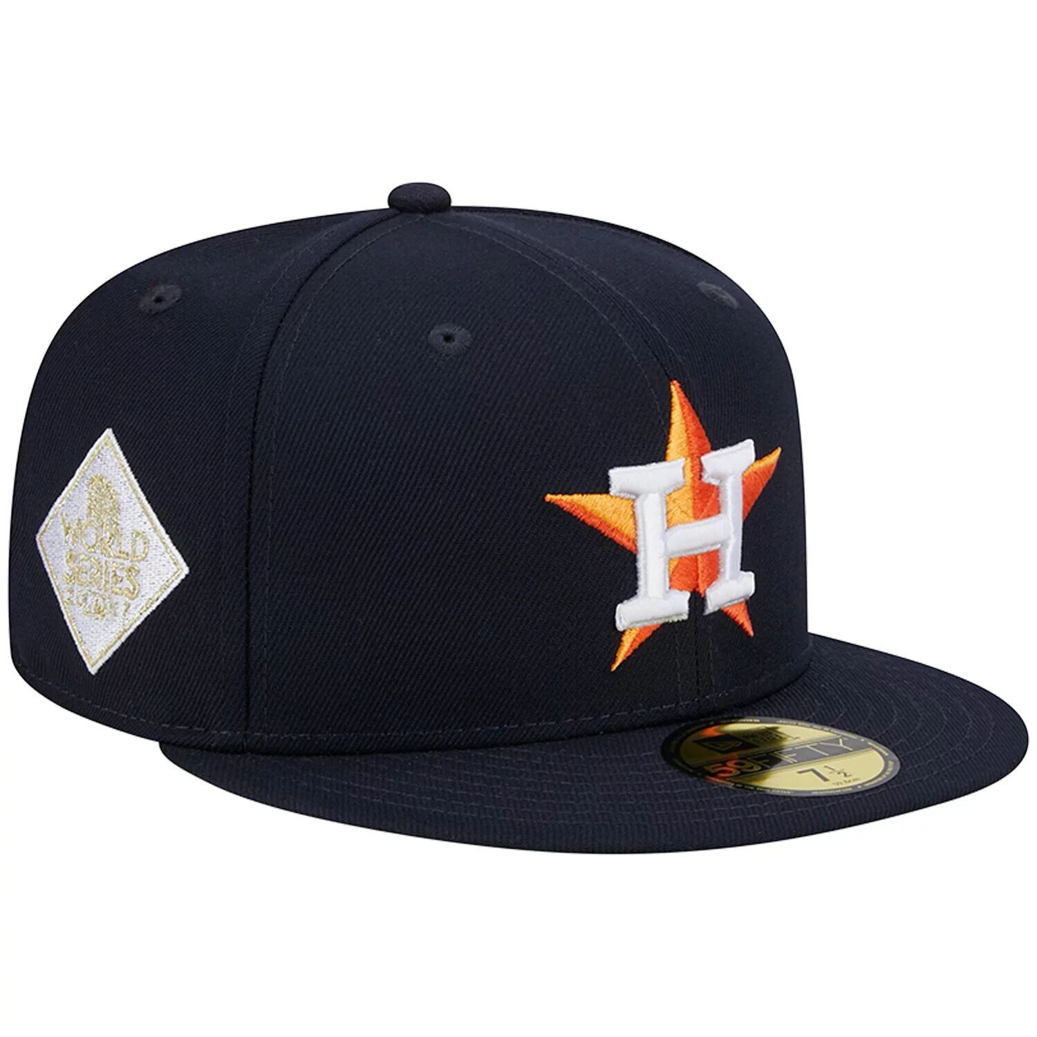 Мужская облегающая шляпа New Era Navy Houston Astros 2017 World Series Team Color 59FIFTY
Мужская облегающая шляпа New Era Navy Houston Astros 2017 World Series Team Color 59FIFTY