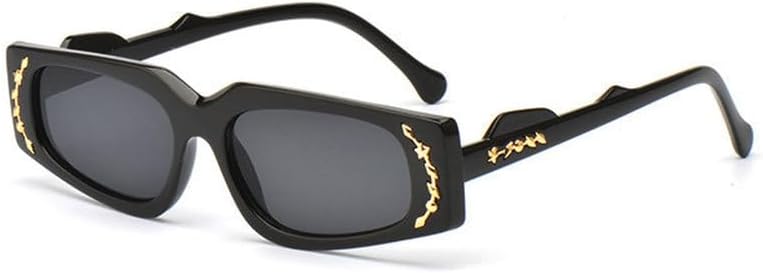 Роскошные солнцезащитные очки для женщин и мужчин. Модные солнцезащитные очки в винтажном стиле, панк, маленькая оправа, заклепки, защита от ультрафиолета UV400 HVTVTLA, Black Black
Роскошные солнцезащитные очки для женщин и мужчин. Модные солнцезащитные очки в винтажном стиле, панк, маленькая оправа, заклепки, защита от ультрафиолета UV400 HVTVTLA, Black Black