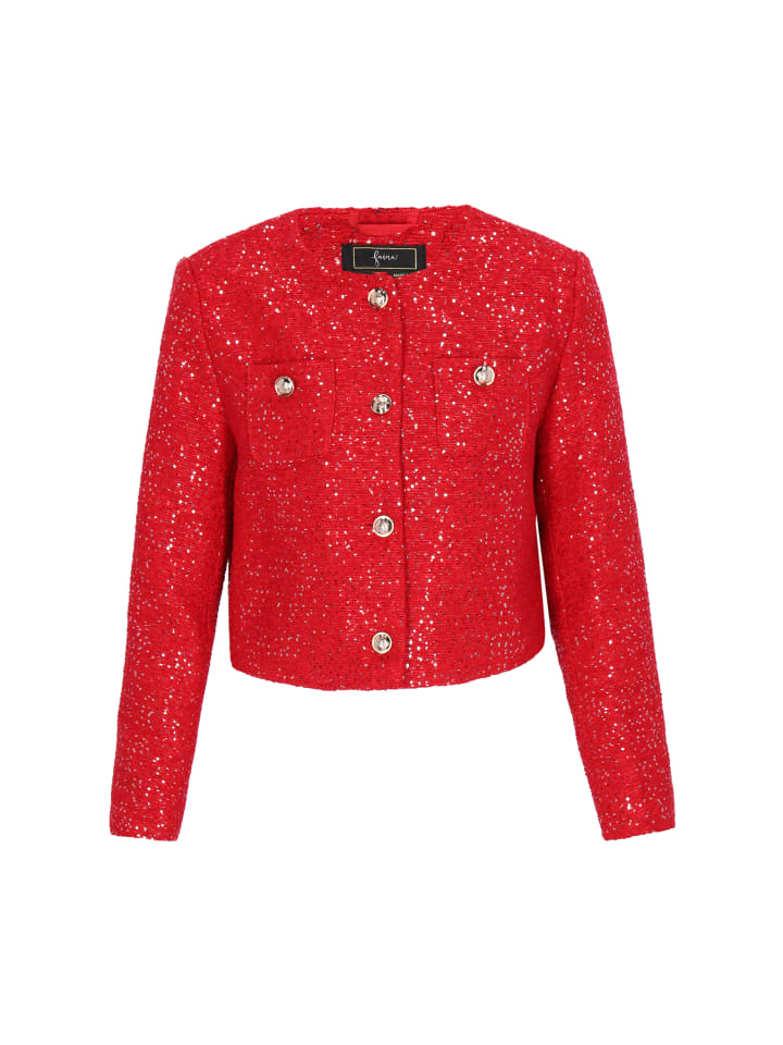 Faina Женский пиджак красного цвета
Faina Женский пиджак красного цвета