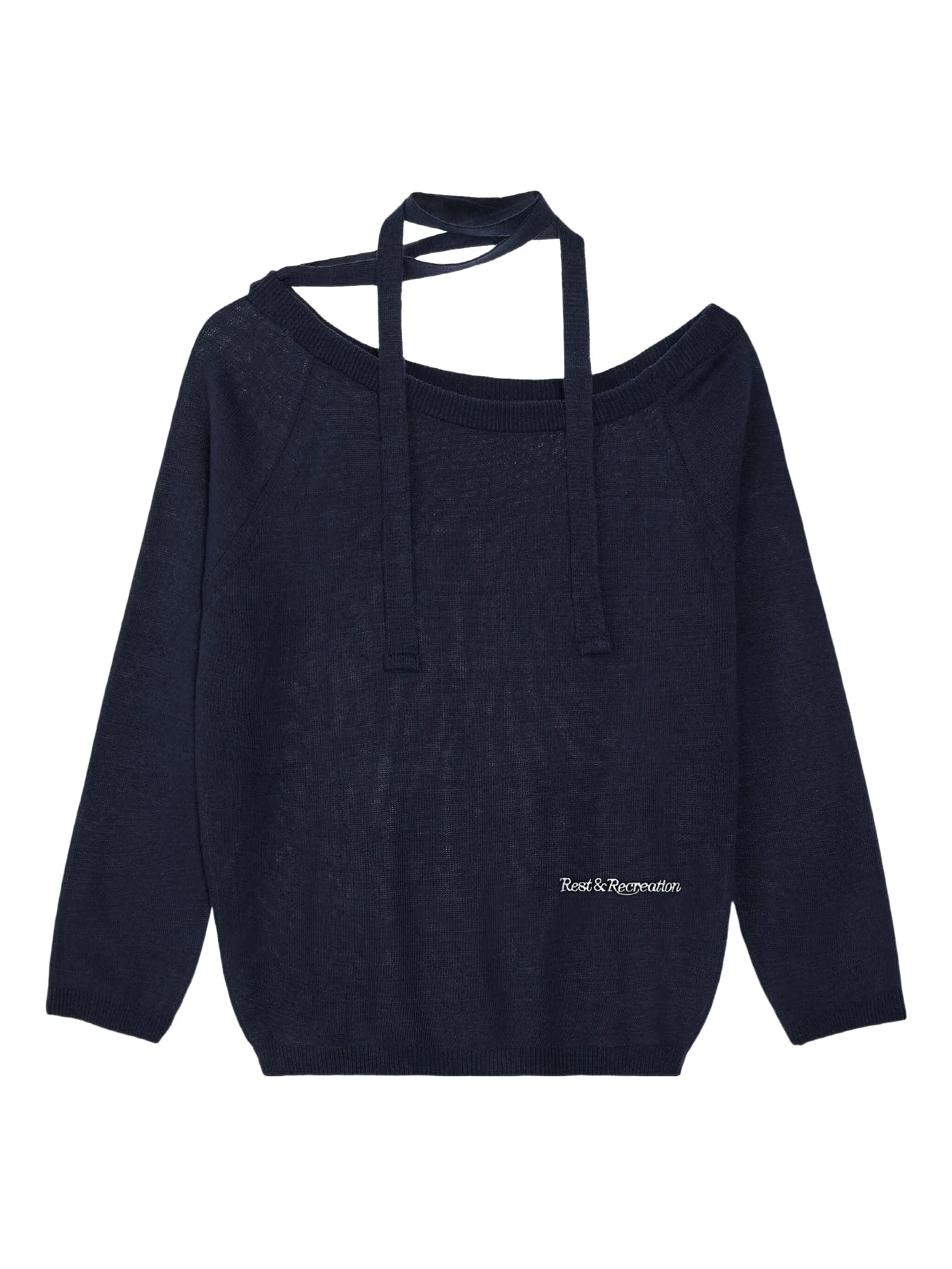 Джемпер на одно плечо Rest&Recreation, синий
Джемпер на одно плечо Rest&Recreation, синий