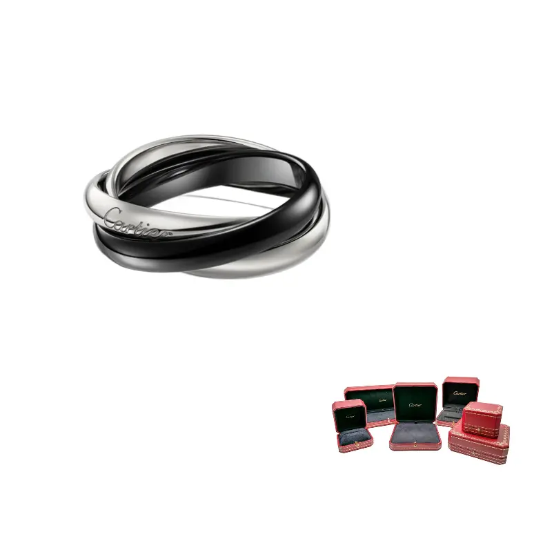 Cartier Кольцо из белого золота 18 карат, керамические, унисекс, черные и серые
Cartier Кольцо из белого золота 18 карат, керамические, унисекс, черные и серые
