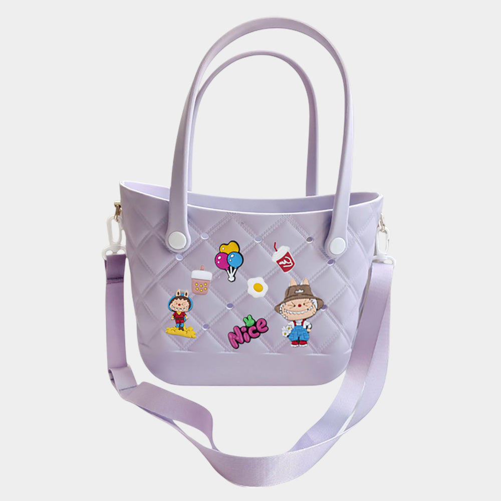 Модная силиконовая именная сумочка-шоппер FASHNZFAB, лавандовый
Модная силиконовая именная сумочка-шоппер FASHNZFAB, лавандовый