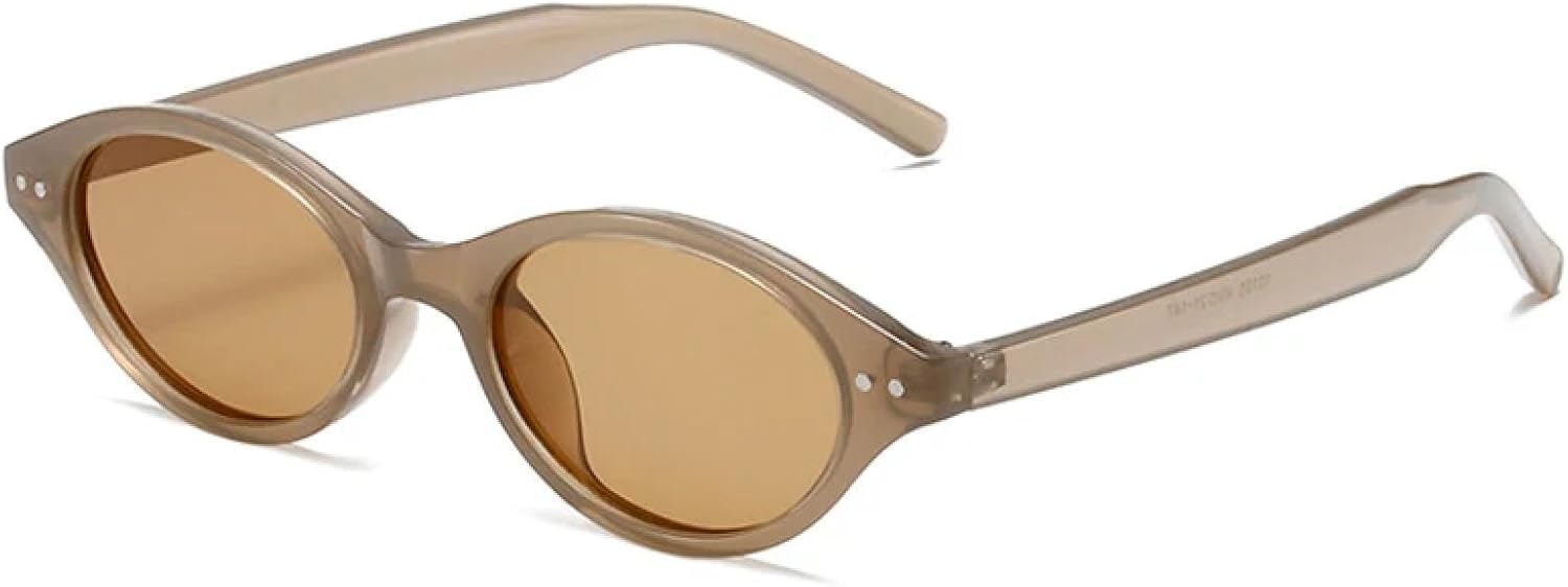 Женские солнцезащитные очки овальной формы в стиле ретро, конфетные оттенки, защита от УФ-излучения UV400; мужские солнцезащитные очки с заклепками в трендовом стиле TVTBBVV, Jelly Tea Tea
Женские солнцезащитные очки овальной формы в стиле ретро, конфетные оттенки, защита от УФ-излучения UV400; мужские солнцезащитные очки с заклепками в трендовом стиле TVTBBVV, Jelly Tea Tea