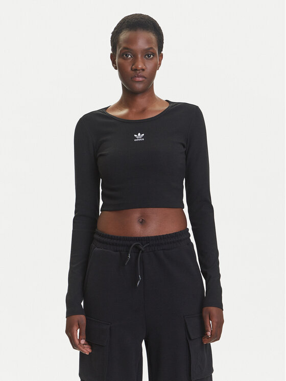 Облегающая блузка Essentials Ribbed IW5725 Adidas, черный
Облегающая блузка Essentials Ribbed IW5725 Adidas, черный
