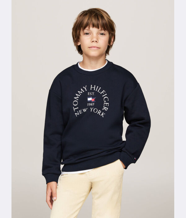 Свитер Regular fit Tommy Hilfiger, синий 
Свитер Regular fit Tommy Hilfiger, синий